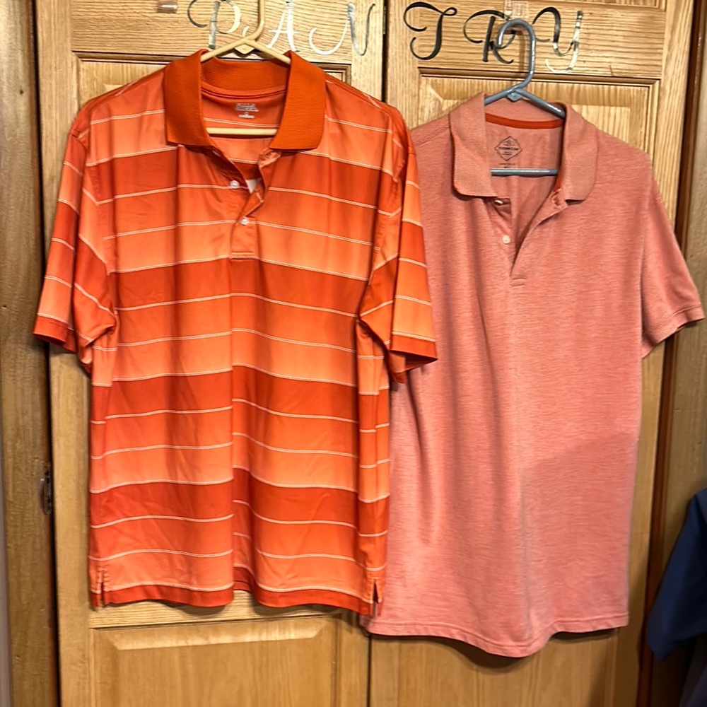 Falls Creek & St. John Bay Men’s PoloM Shirts Sz.